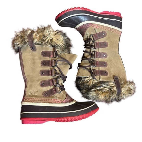 SOREL women high top lace up winter boot size 6 - Picture 1 of 8